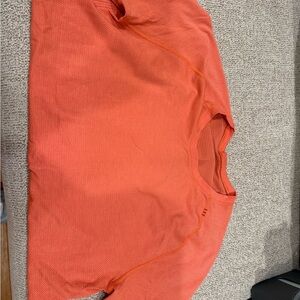 Orange Long Sleeve Top